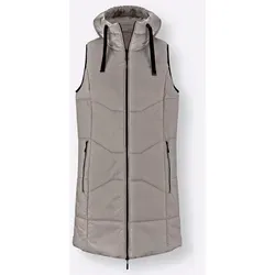 creation L Jerseyweste Weste grau 44