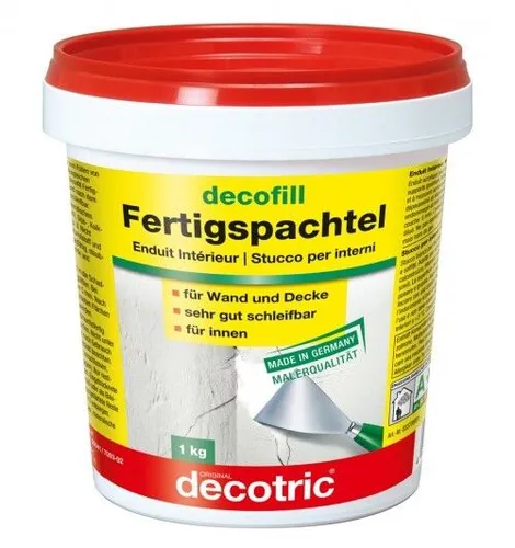 Fertigspachtel innen superglatt 1000g Spachtelmasse für Beton, Putz, Mauerwerk