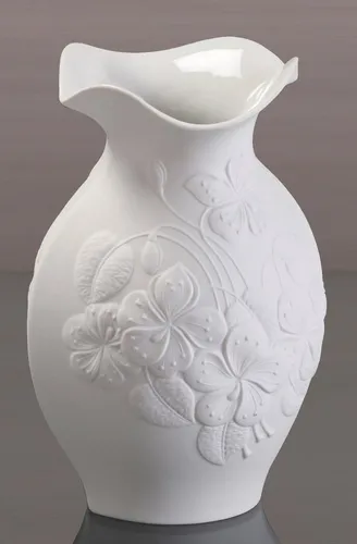 Kaiser Porzellan Vase, Weiß, 20cm in weiß von Kaiser Porzellan