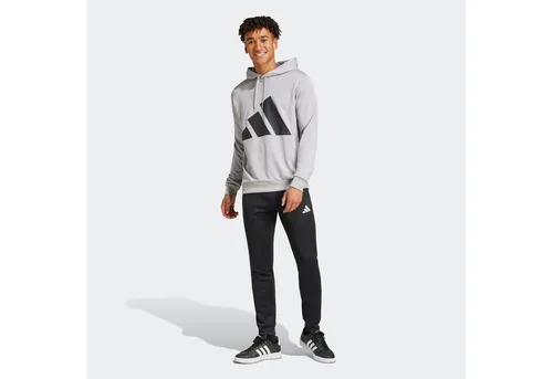 adidas Sportswear Trainingsanzug BIG LOGO HOODED (2-tlg) – Sportlicher Hoodie und Hose in Grau - Zweiteiliger Trainingsanzug aus hochwertigem French-Terry-Material für optimalen Komfort. Ideal für sportliche Aktivitäten und Freizeit. Pflegeleicht und maschinenwaschbar.