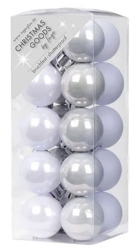 Weihnachtsbaumschmuck Weiß von MAGIC by Inge