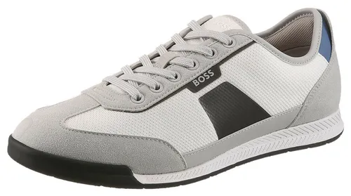 BOSS Nitan_Lowp Sneaker Freizeitschuh in coolem Design - Bequeme Sneaker mit individueller Schnürung und strapazierfähigem Obermaterial. Ideal für lässige Outfits und den Alltag, bieten diese Schuhe Trittsicherheit und Style.