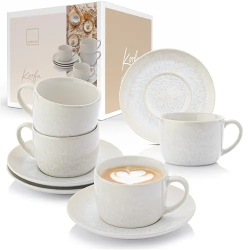 Sänger Kaffeetassen Set Korfu 8 tlg von Sänger