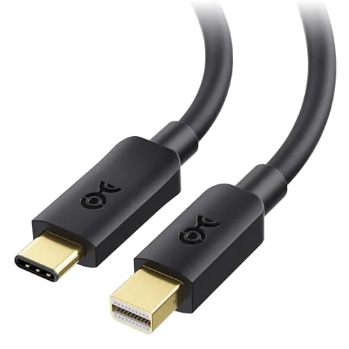 Cable Matters [Nur Video] Bidirektionales Mini DisplayPort zu USB C Kabel 1.8m (USB C zu Mini DisplayPort Kabel) Unterstützt 4K 60Hz - Nicht kompatibel mit USB C oder Thunderbolt Speicher, Festplatte