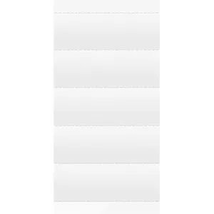 Herlitz Beschriftungsschilder 10844751, weiß, für Hängeregister, 100 Stück