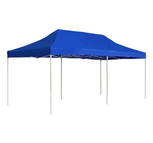 furnicato Professionelles Partyzelt 6x3 m in Blau mit Aluminiumrahmen