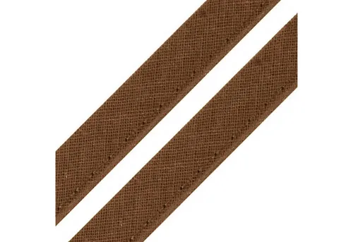 maDDma Paspelband 5m Paspelband Stoffband Nähkante Paspelschnur zum Nähen 10mm, schokobraun