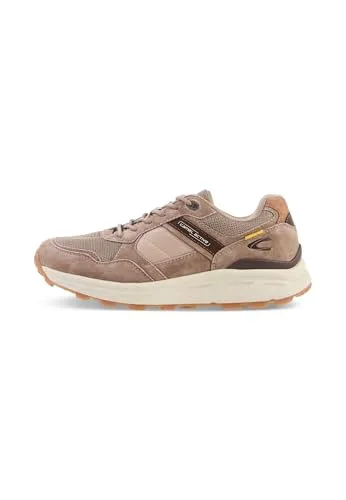 Camel Active Sneaker - Taupe Synthetik für Herren - Moderne Herren-Sneaker aus robustem Synthetik in taupe, mit praktischem Schnürverschluss und Wechselfußbett für individuellen Komfort.