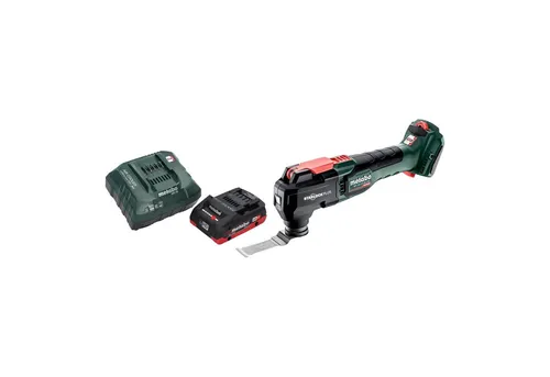 Metabo MT 18 LTX BL QSL Multitool 18V mit Akku und Lader - Vielseitiges Multitool mit 18 V, bürstenlosem Motor und Lithium-Ionen-Akku für effizientes Arbeiten. Ideal für verschiedene Anwendungen im Handwerk.