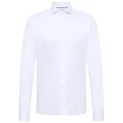 Eterna Langarmhemd 2159 JS82 modern Fit Haifisch weiß 48 - Business- & Abendmode für Herren, modernes Haifischkragenhemd aus 100% Baumwolle, ideal für einen eleganten Auftritt im Büro oder bei besonderen Anlässen.