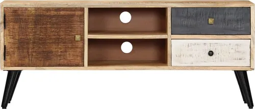 vidaXL TV-Schrank aus Mango-Massivholz 115×30×47 cm
