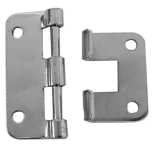 HQ POWER Montagezubehör SCHARNIER - WEIßES METALL - 58 x 46 mm - 10 St. pro Verpackung (1 St)