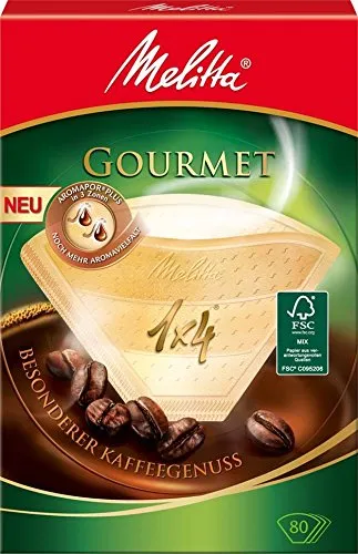 Melitta Haushaltsprod. Filtertüten 1x4/80GourmetbrAVE80 in braun von Melitta Haushaltsprod.