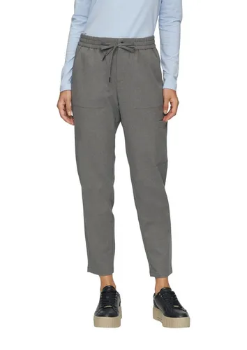 s.Oliver Relaxed Fit Hose lang - Damen-Hosen mit elastischem Bund und praktischen Cargotaschen, perfekt für Komfort und Stil im Alltag.