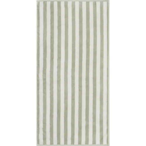 Cawö Home Handtücher Studio Streifen 6252 Wasabi - 43 Duschtuch 70x140 cm - Handtücher, Made in Germany, extraflauschige Qualität aus 100% hochwertiger Baumwolle, pflegeleicht und trocknergeeignet, zeitloses Streifen-Design für stilvolles Bad.