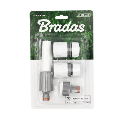 Bradas Schlauchadapter Gartenbrause Set 4-teilig 1/2