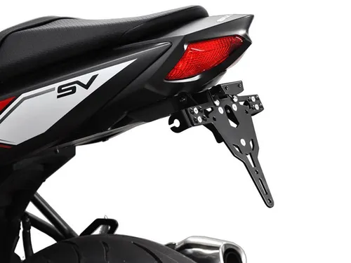 ZIEGER Kennzeichenhalter für Suzuki SV 650 BJ 2016-21 - Hochwertiger Kennzeichenhalter für Suzuki SV 650, N und S, optimiert für ein stilvolles Design und perfekte Passform.
