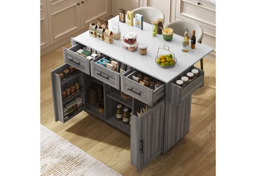 Flieks Küchenwagen mit ausziehbarer Tischplatte von Flieks