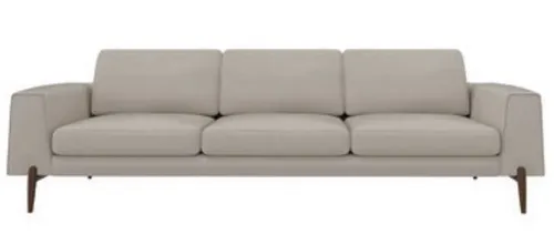 Luxus Sofa Grau - Moderner Dreisitzer für Ihr Wohnzimmer - Elegantes Sofa in Grau, ideal für den modernen Wohnstil. Bietet Platz für 3 Personen und überzeugt mit hochwertigem Textilbezug. Maße: 270 x 100 x 80 cm, einfache Pflege und Montage.