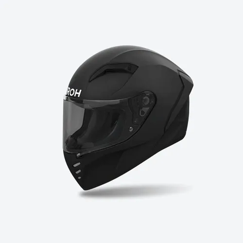 Airoh Connor Color Integralhelm - Matt-Schwarz - S - Motorradhelm mit innovativem Belüftungssystem und extra weitem Sichtfeld für sicheres Fahrvergnügen. Ideal für passionierte Biker, die Komfort und Stil schätzen.
