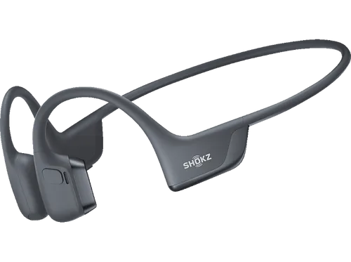 Shokz OpenRun Pro 2 - Open-Ear Kopfhörer in Schwarz, 12 Stunden Wiedergabezeit und geräuschunterdrückende Mikrofone für ungestörtes Musikhören beim Sport