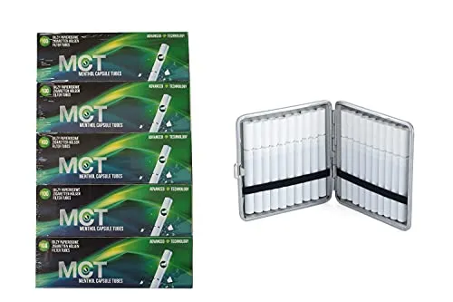 Sunmondo MCT Menthol mit Click Capsule Tubes Klick zum entfalten (MCT 1000 + Etui)