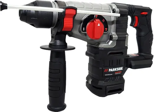 PARKSIDE PERFORMANCE 20V Akku-Kombihammer PKHAP 20-Li C3 - kraftvoller SDS-Plus Bohrer für Beton, Holz und Metall, bürstenloser Motor für hohe Lebensdauer und optimale Leistung via Lidl Home App