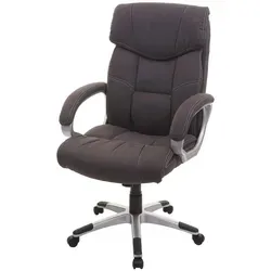 Bürostuhl MCW-A71, Dunkelgrauer Chefsessel mit Wippmechanik - Bürostühle, ergonomischer Chefsessel mit individuell einstellbarer Wippmechanik für optimalen Sitzkomfort und ausgezeichnetes Qualitätsmanagement.