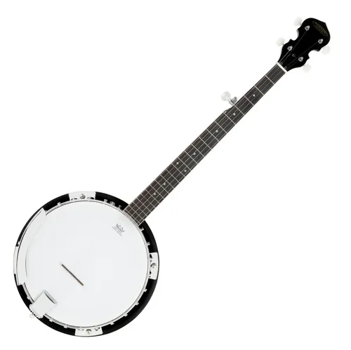 Classic Cantabile BB-5 5-String Banjo - Sonstige Zupfinstrumente, hochwertiges 5-saitiges Banjo mit Resonator und Hochglanz-Finish für brillante Klangqualität und ansprechendes Design.