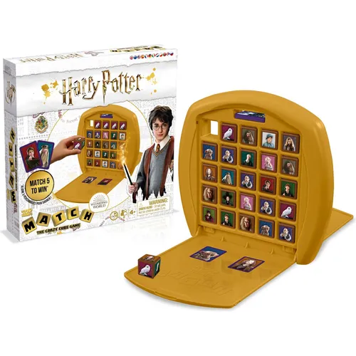 Winning Moves Top Trumps Match Harry Potter - Gesellschaftsspiel für 2 Spieler, ideal für Harry Potter-Fans, fördert strategisches Denken und macht Spaß für die ganze Familie.
