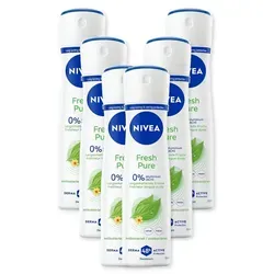 NIVEA Deodorant Fresh Pure Deo Spray 6 x 150ml