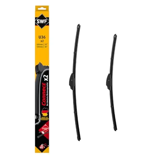 f.becker_line Wischblatt vorne 2x für BMW, LAND ROVER, MITSUBISHI - Scheibenwischer-Set für optimale Sicht, geeignet für verschiedene Modelle, inklusive BMW X5 und Land Rover Range Rover. Flachbalkenwischblätter in 24