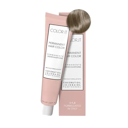 COLOR.IT by BM - Permanente Haarfarbe in Salonqualität, 100ml (9.B Lichtblond Beige, 1er Pack)