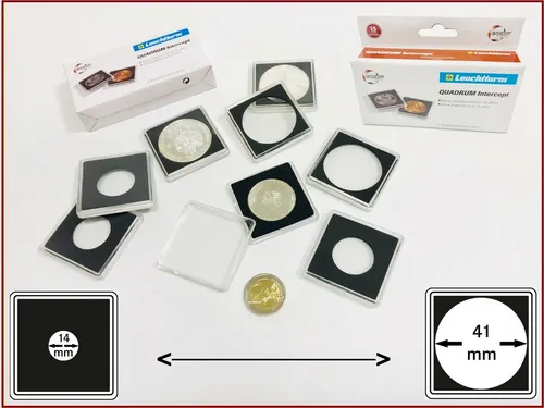 Produktbild 1-Leuchtturm-344166-Quadrum-INTERCEPT-Münzkapseln-41-mm