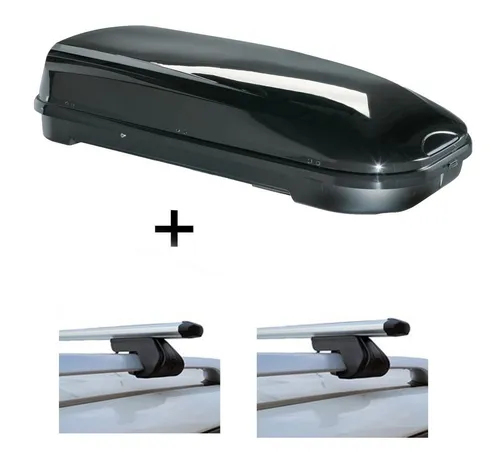 VDP Dachbox FL580L & Dachträger CRV107 für Volkswagen Tiguan