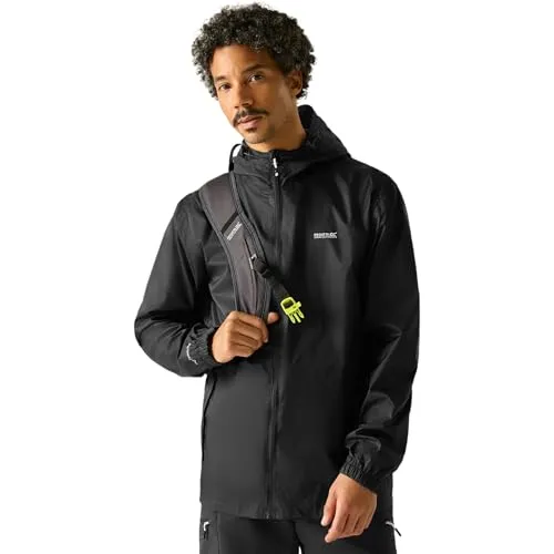 Regatta Herren Pack It Jacke mit Kapuze, Schwarz, 4XL