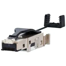 Stecker E-DAT Industry RJ45 field plug black, IP20, Cat. 6