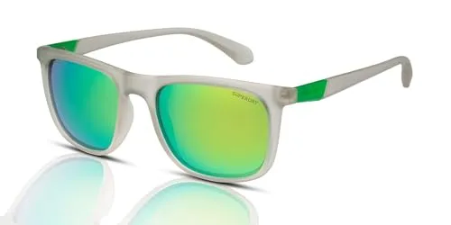 Superdry SDS 5016 Herren-Sonnenbrille - Sportbrillen mit grauem Vollrand und robustem Kunststoff-Gestell, perfekt für Outdoor-Aktivitäten und stylische Looks.