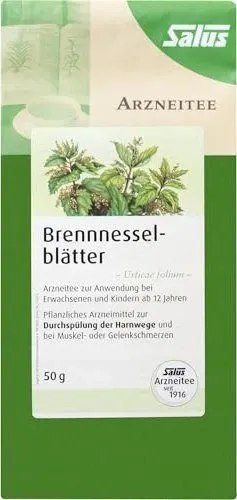 BRENNNESSELBLÄTTER Tee Bio Urticae folium Salus 50 g