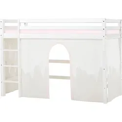 Hochbett HOPPEKIDS «Winter Wonderland», weiß