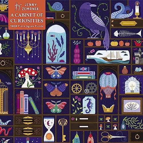 Adult Jigsaw Puzzle: Jenny Zemanek: A Cabinet of Curiosities: 1000-Piece - 1000-teiliges Puzzle von Jenny Zemanek, ideal für kreative Stunden und zur Förderung der Konzentration – perfekt für Puzzle-Liebhaber!