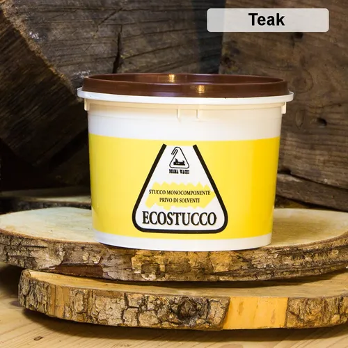 Holzspachtel Holzkitt Spachtelmasse für Holz - Teak - 1kg
