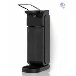 Armhebelspender Blanc UNIVERSAL für 500ml & 1.000ml - Praktischer Armhebelspender aus robustem ABS-Hartkunststoff, ideal für Desinfektion und Seife. Schwenkbare Abtropfschale und variable Dosierung gewährleisten Hygiene und Benutzerfreundlichkeit.
