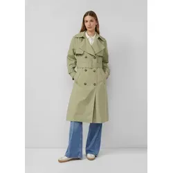 s.Oliver Leichter Trenchcoat aus Lyocell in grün von s.Oliver