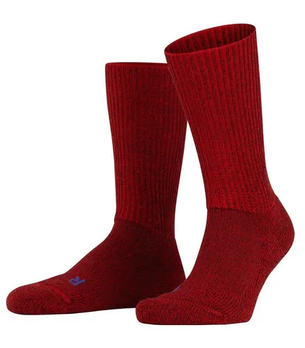 FALKE Wandersocken Crew Walkie Ergo (Trekking, Merinowolle) weinrot - 1 Paar