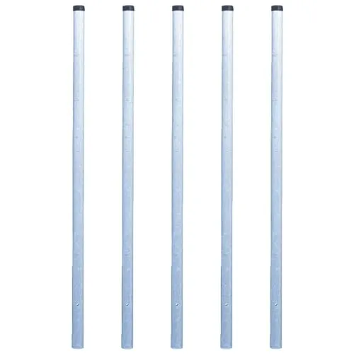 TMS PRO SHOP BIGPACK 5 x Rohrpfosten zum Einbetonieren, Ø 7,6 cm, Länge 3,5 m, aus Stahl, Art.-Nr. 610400 | Schilder Pfosten | Stahlrohrpfosten