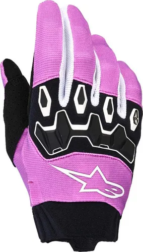 Alpinestars Girls Handschuhe Stella Full Bore V2 Weiß/Flo Pink/Schwarz - Stylische MX Handschuhe für Damen, Größe S, aus hochwertigem Material für optimalen Komfort und Flexibilität beim Fahren.