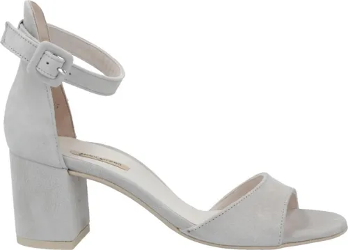 Paul Green Damen Sandalen grau 282-20-00305 - Wanderschuhe mit elegantem Design, aus hochwertigem Nubukleder und komfortablem Blockabsatz für stundenlangen Tragekomfort.