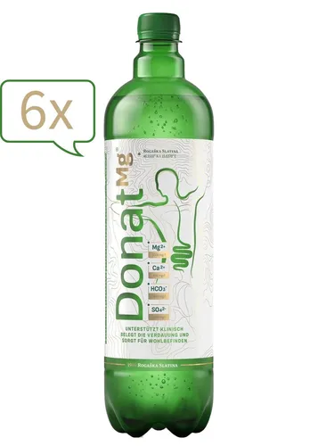 6x1L Rogaska Donat Mg Natürliches Mineralwasser