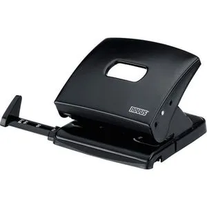 Novus Locher C 225, 025-0381, schwarz, Bürolocher, Stanzleistung ca. 25 Blatt